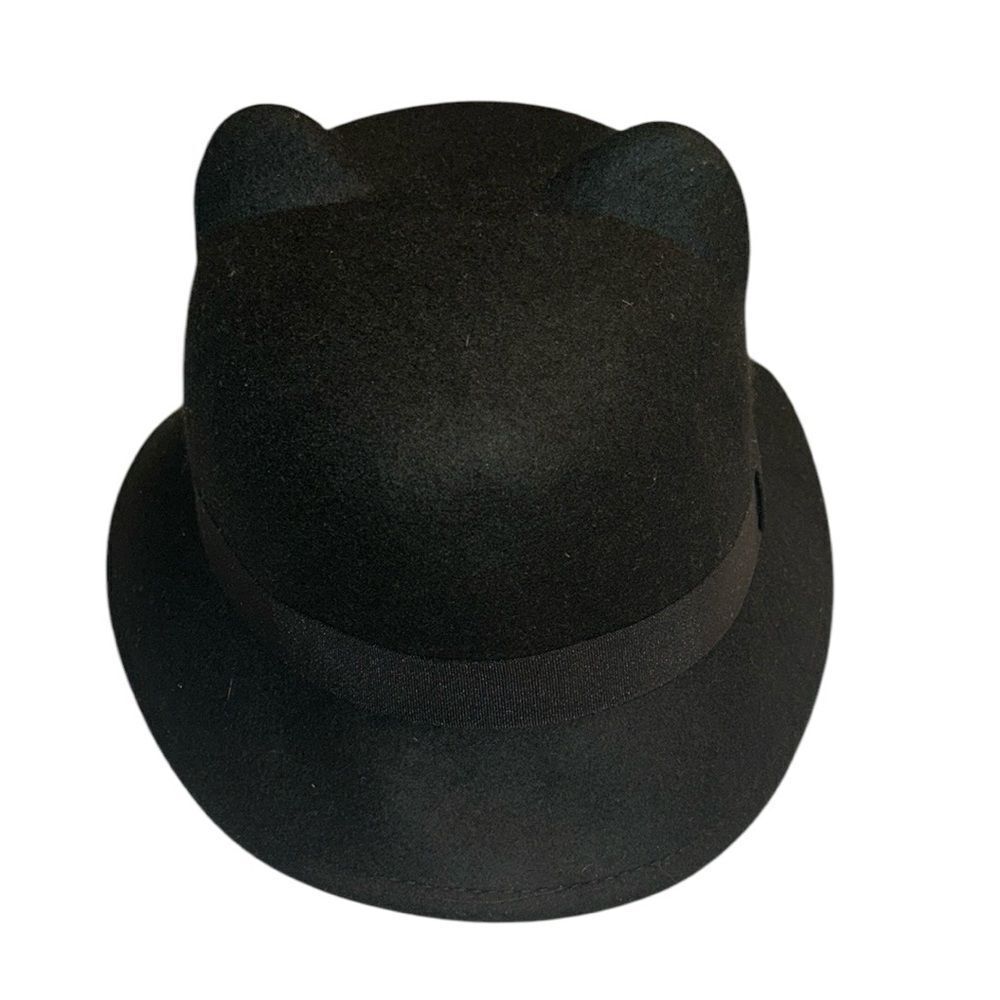 Zara Black Wool Kids Hat(Size 10-12yrs)